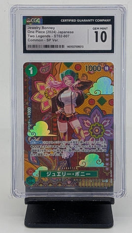 Graded One Piece - Jewelry Bonney ST02-007 JPN SP Ver CGC 10 GEM MINT