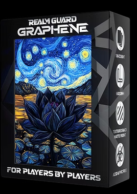 Realm Guard - Starry Black Lotus Graphene Matte Art Sleeves 100+ Count