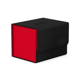 Ultimate Guard - Deck Box - Sidewinder 100+ Xenoskin Synergy Red & Black
