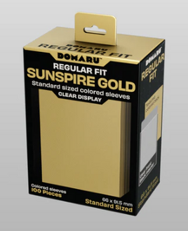 Gatherers Tavern - Domaru Sunspire Gold Sleeves (100 Count)