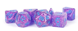 Fanroll - Flash Dice: Purple with Blue 16mm RPG Dice Set