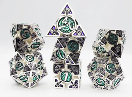 Foam Brain Games - Oculus Angelic Metal Hollow RPG Dice Set
