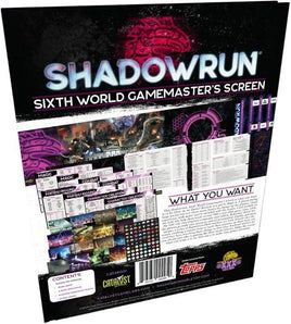 Shadowrun RPG - Sixth World Gamemaster's Screen