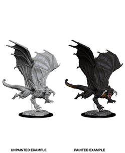 WizKids 73682 - D&D Nolzur's Marvelous Miniatures - Young Black Dragon