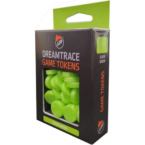 Dreamtrace Game Tokens - Ichor Green 40ct