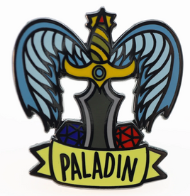 Foam Brain Games Enamel Pin - Banner Class: Paladin
