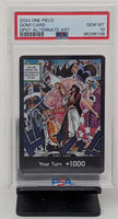 Graded One Piece - Don!! OP-07 Alternate Art PSA 10 GEM MT
