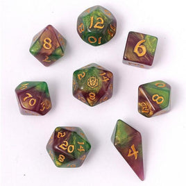 Hymgho - Wyrmforged: Wyvern Venom RPG Dice Set