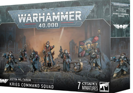 Warhammer 40k - Astra Militarum - Krieg Command Squad