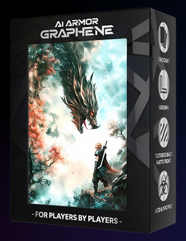AI Armor - Standard Art Sleeves - Graphene Matte Fantasy Dragon 100ct