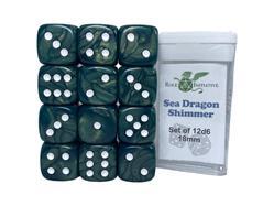 Role 4 Initiative - Dice - Sea Dragon Shimmer 12d6 Set 18mm