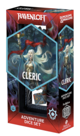 Sirius - D&D Ravenloft Adventure Dice Cleric Light Blue/Red RPG Dice Set
