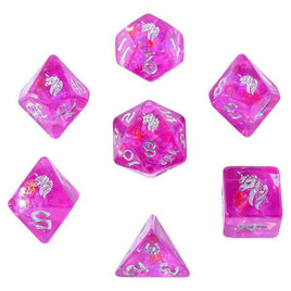 Hymgho - Wyrmforged Lumina Unicornia RPG Dice Set