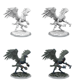 WizKids 75086 - D&D Frameworks Vrock - 1 Unpainted Vrock & 2 Dretches