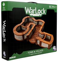 Warlock Tiles - Town & Village 1" Angles & Curves Expansion