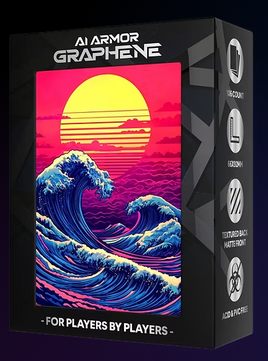 AI Armor - Standard Art Sleeves - Graphene Matte Neon Wave 100ct