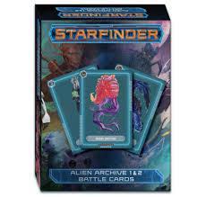 Starfinder RPG - Alien Archive 1 & 2 Battle Cards