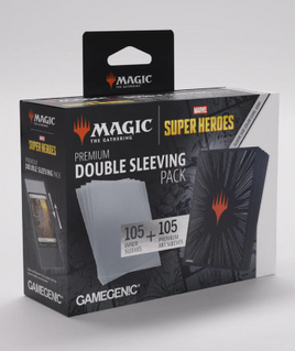 Gamegenic - MTG Double Sleeving Pack Cosmic Burst Black (105 Count)