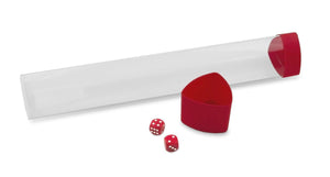BCW - Playmat Tube with Dice Cap - Red