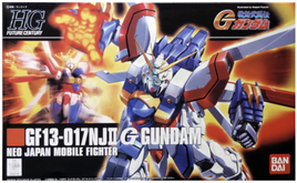 Bandai - Future Century - GF13-017NJII God Gundam Burning Gundam Neo Japan HG 1/144 Scale Model