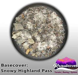 Krautcover Scenics - Snowy Highland Pass Basecover Material