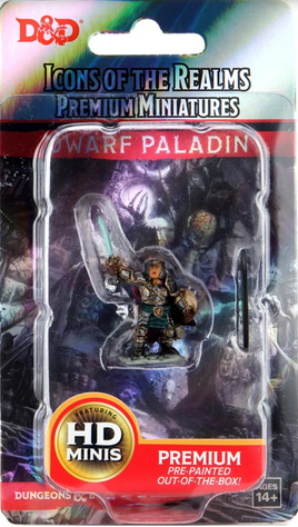 WizKids 93027 - D&D Icons of the Realms Female Dwarf Paladin