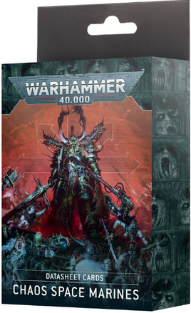 Warhammer 40k - Chaos Space Marines - Datasheet Cards