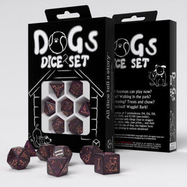 Q Workshop - Dice - Dogs Dice Set - Luna