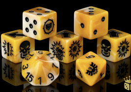 Baron of Dice - Bloody Football: Go For Gold Eagle Dice Set