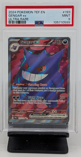 Graded Pokemon - Gengar ex #193 Ultra Rare PSA 9 MINT