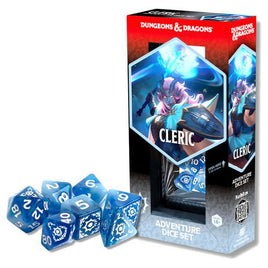 Sirius - Dice - D&D Cleric White & Blue Adventure Dice Set
