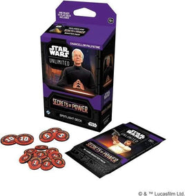 Star Wars Unlimited - Secrets of Power Chancellor Palpatine Spotlight Deck