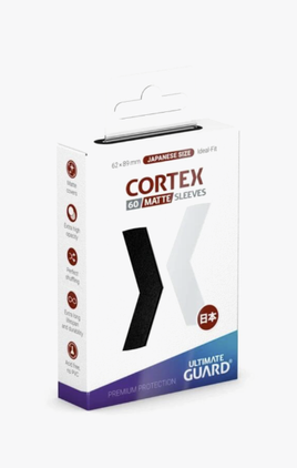 Ultimate Guard Cortex - Matte Black Sleeves 60 Count