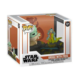 Funko Pop! - Star Wars - Grogu with Frog Bobblehead #720