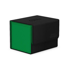 Ultimate Guard - Deck Box - Sidewinder 100+ Xenoskin Synergy Green & Black