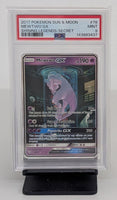 Graded Pokemon - Mewtwo GX SR #78 PSA 9 MINT