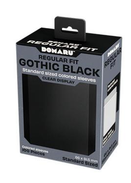 Gatherers Tavern - Domaru Gothic Black Sleeves (100 Count)