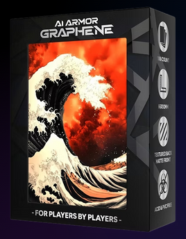AI Armor - Standard Art Sleeves - Graphene Matte Great Fire Wave 100ct