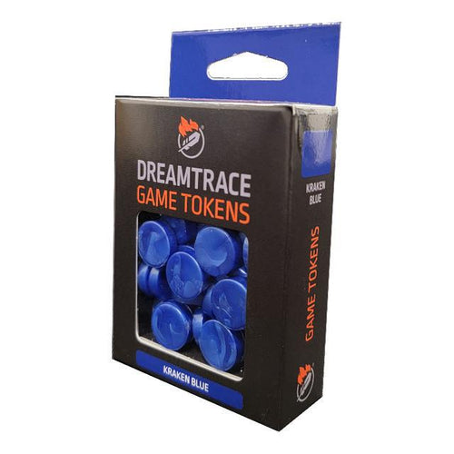 Dreamtrace Game Tokens - Kraken Blue 40ct