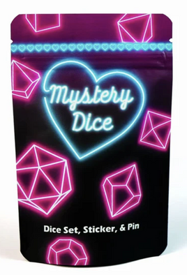 1985 Games - Sweetheart Mystery Dice, Sticker, & Pin