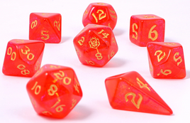 Hymgho - Wyrmforged: Fireball RPG Dice Set