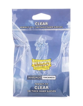 Dragon Shield - Inner Sleeves - Perfect Fit Thick - Clear