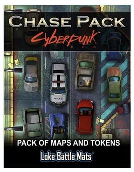 Cyberpunk Red RPG - Chase Pack Maps and Tokens
