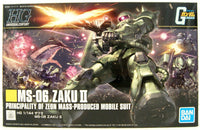 Bandai - Gundam MS-06 Zaku II Principality of Zeon HG 1:144 Scale Model Kit