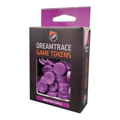 Dreamtrace Game Tokens - Warpfire Purple 40ct