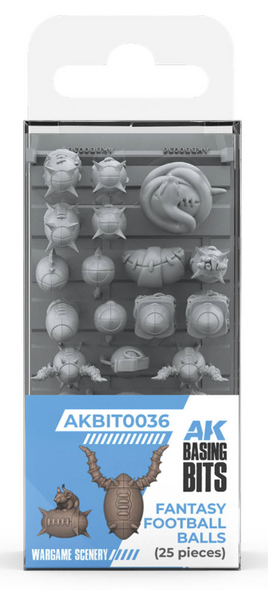 AK Interactive - Basing Bits: Fantasy Football Balls (25 Pieces)