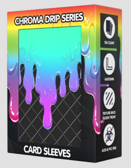 Realm Guard - Liquid Prizm Chroma Drip Matte Art Sleeves 100+ Count