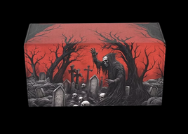 Realm Guard - Red Black Necromancer Dual Deck Box