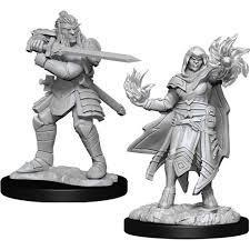 WizKids 90310 - D&D Nolzur's Marvelous Miniatures - Male Hobgoblin Fighter & Female Hobgoblin Wizard
