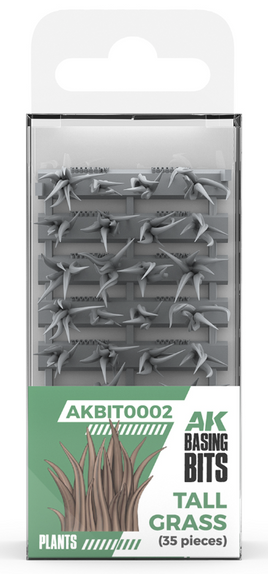 AK Interactive - Basing Bits: Tall Grass (35 Pieces)